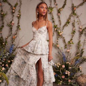 V. Chapman Catarina Dress in Blue Bouquet